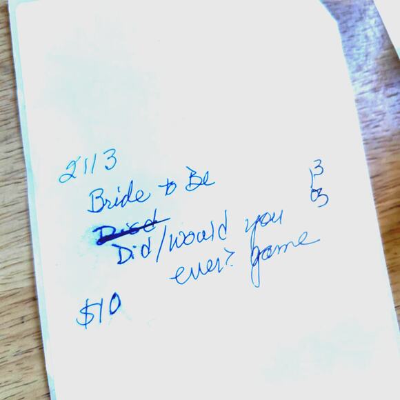 Bride to be Did you ever vs. Would You Ever? Bridal Party Game spinner cards - Picture 7 of 7